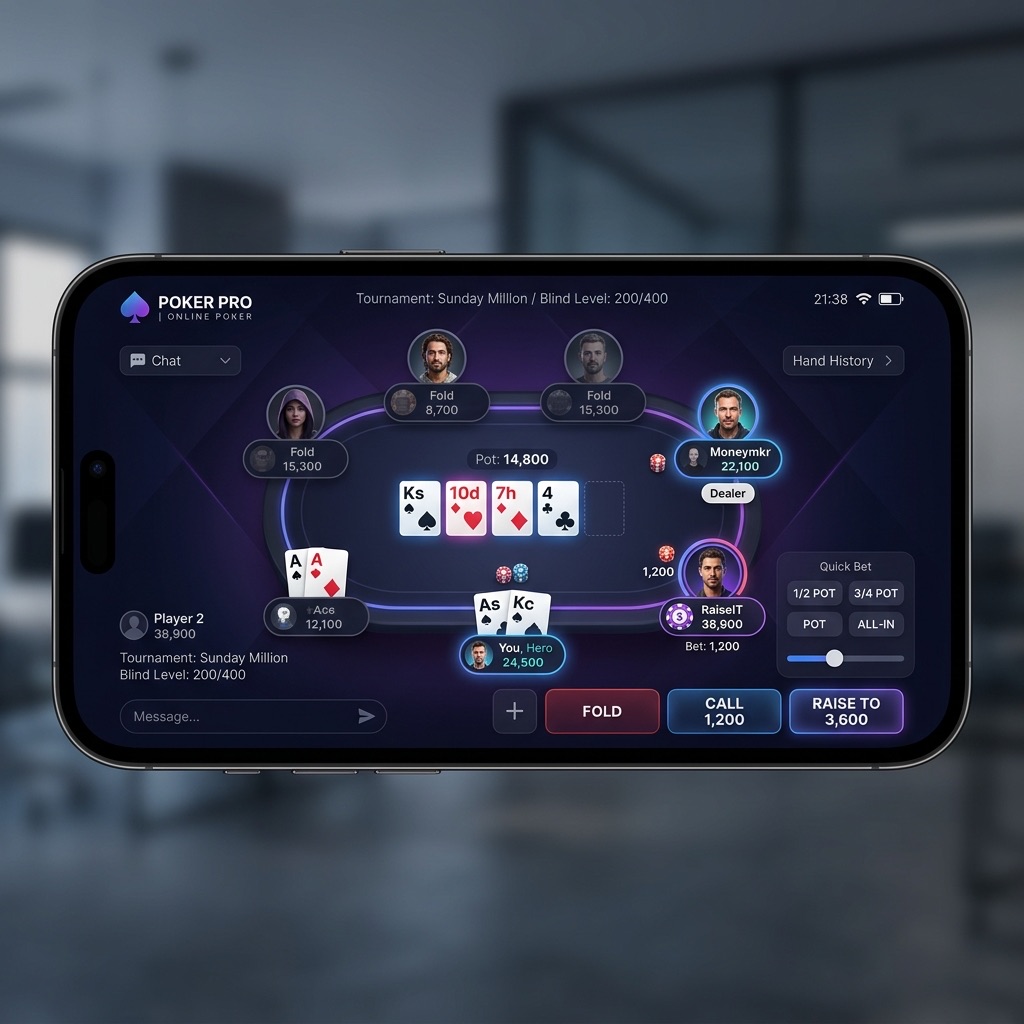 Poker Game Software — Mobile Online Poker Website